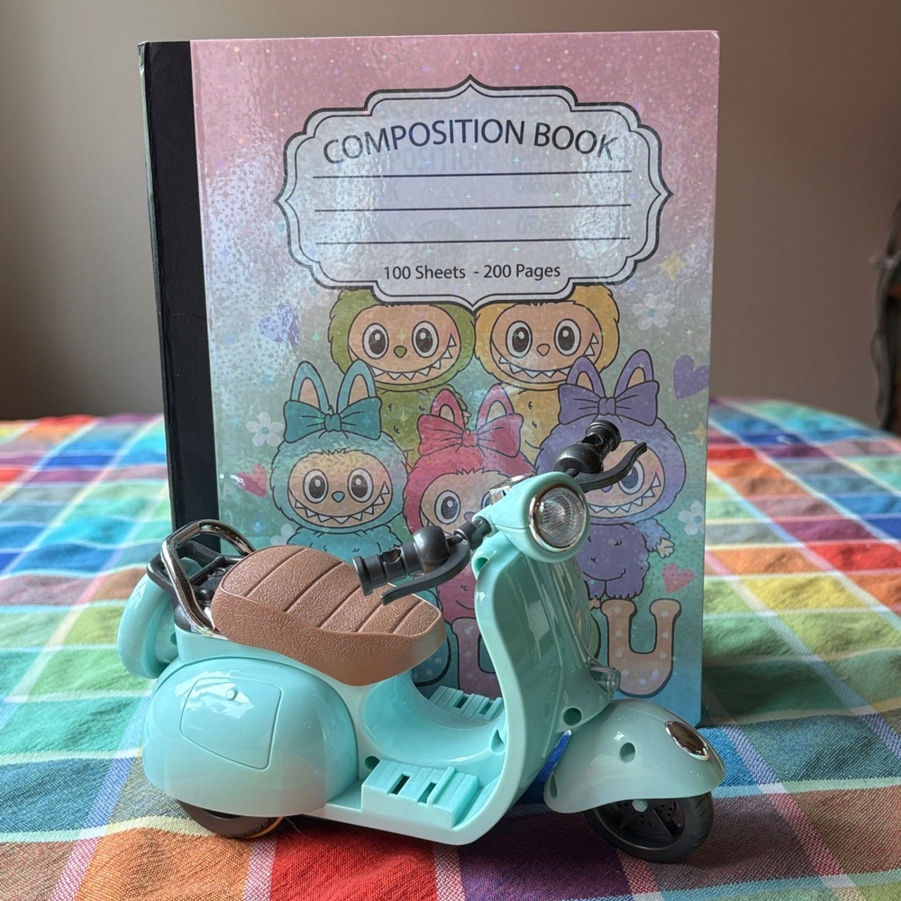 🛵👹🛵  LABUBU NOTEBOOK & SCOOTER 🛵 - Picture 16 of 16